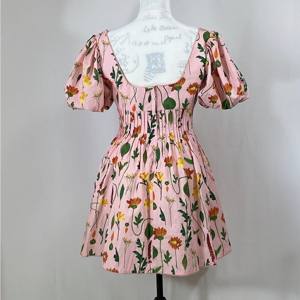 Agua by Agua Bendita Carmelo Floral Cotton Minidress size M - Picture 8 of 12